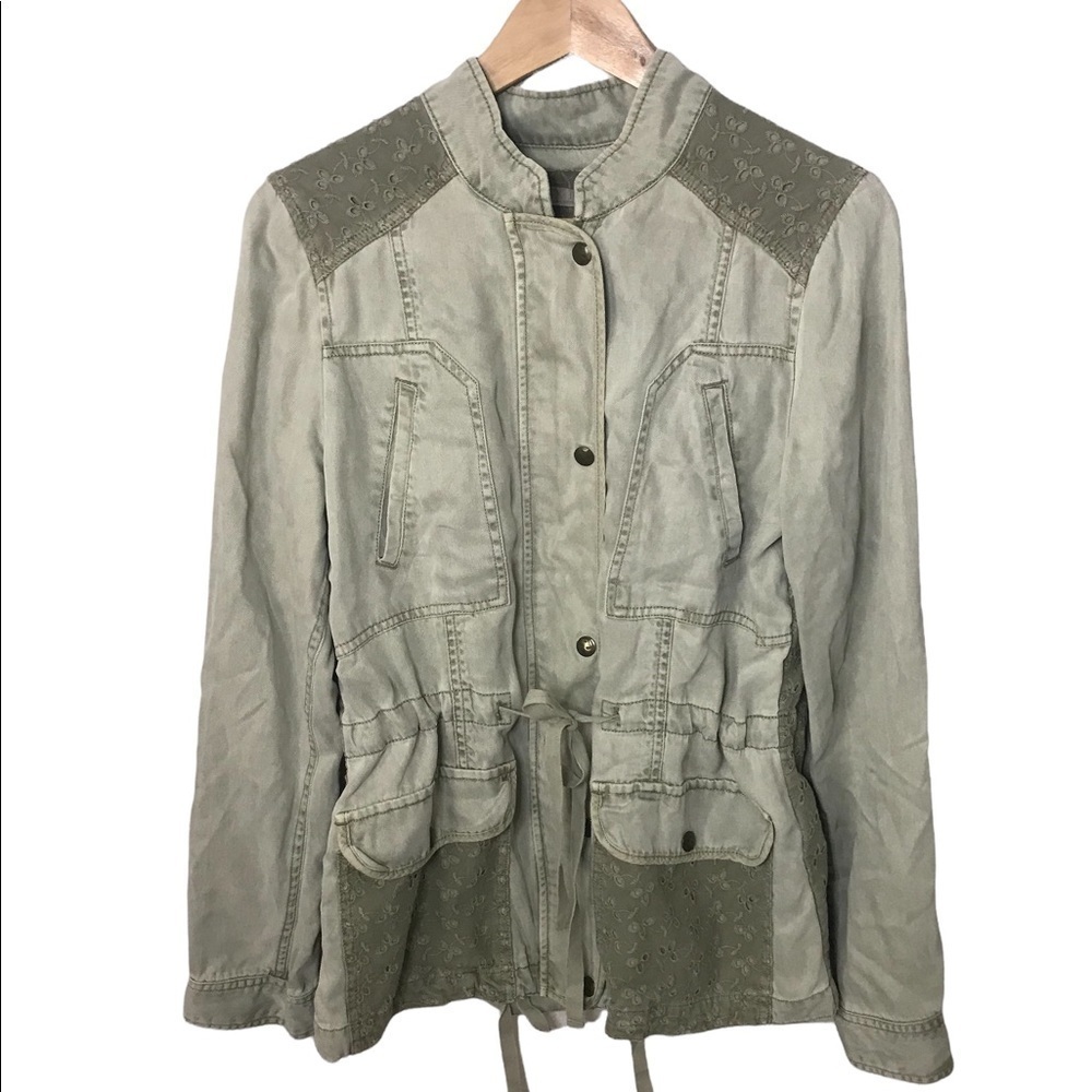 Max Jeans Women’s Green Tencel Utility Jacket Size S